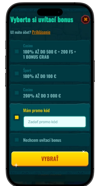 Aktivácia bonusy