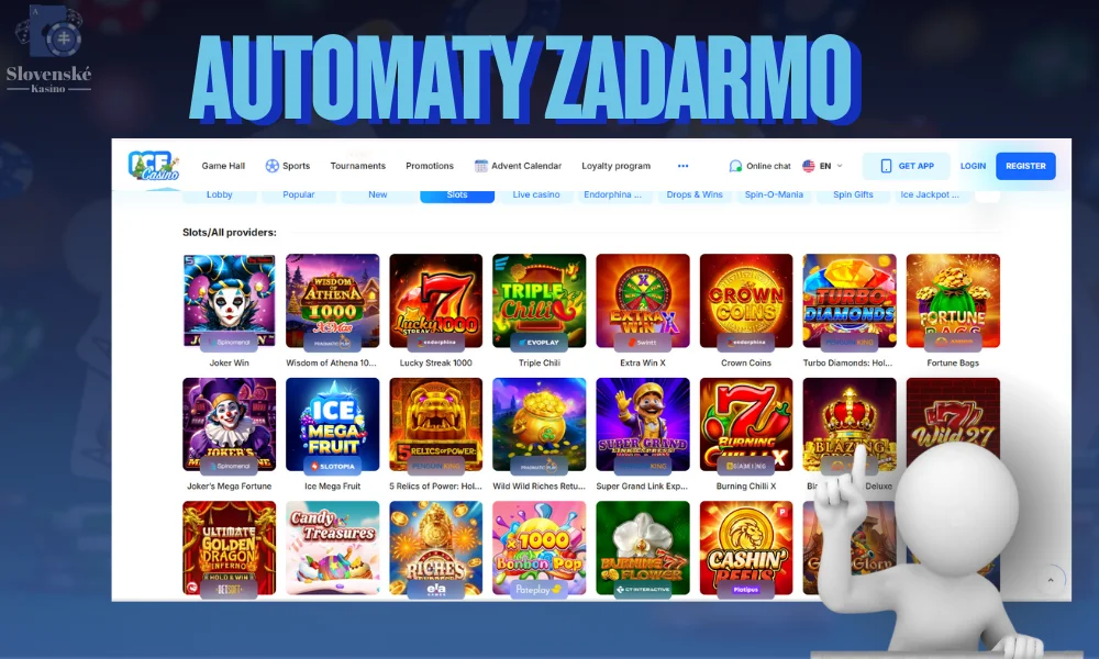Hracie online automaty zadarmo