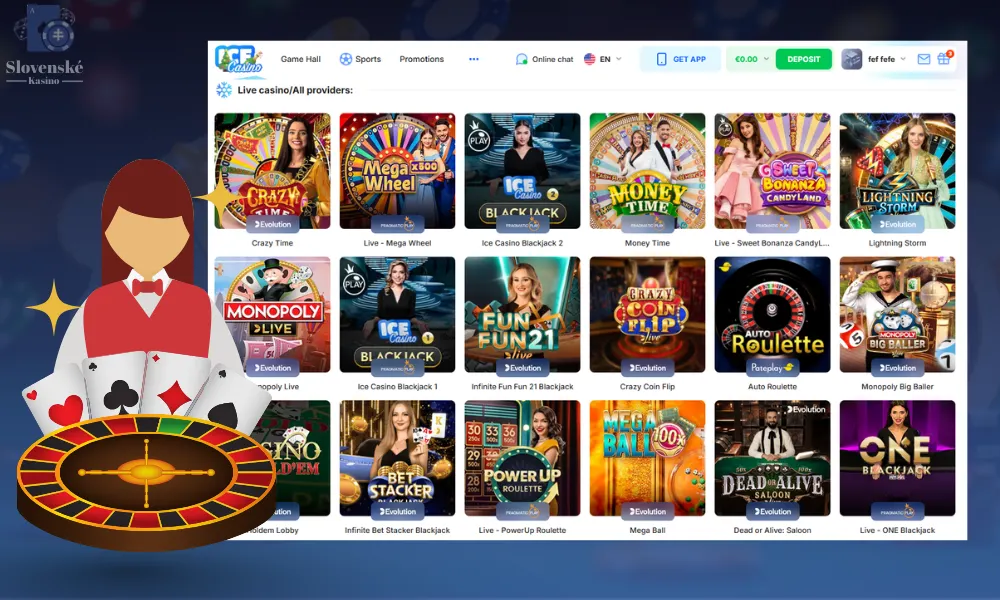 Live casino hry so skutočnými krupiérmi