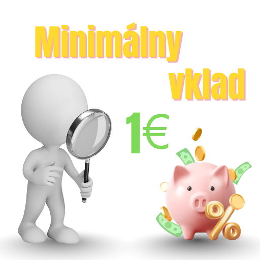 Minimálny vklad 1 eur logo