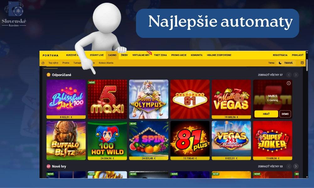 Najlepšie automaty pre free spiny