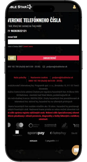 Potvrďte svoje telefónne číslo