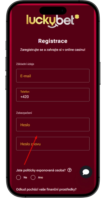 Zadaj údaje